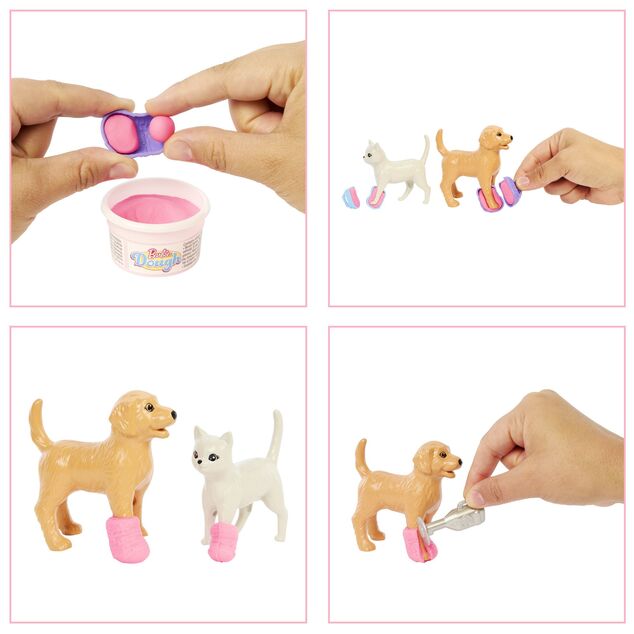 Mattel Barbie veterinaria e set di gioco, JFX93