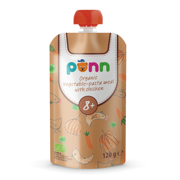 SALVEST Ponn BIO Kuriatko s cestovinami 120 g