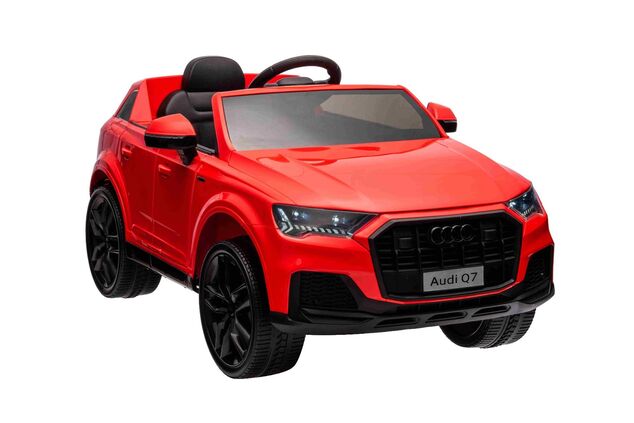 Elektrické Auto Audi Q7 Rot, Einzelplatz, Unabhängige Federung, 12V Batterie
