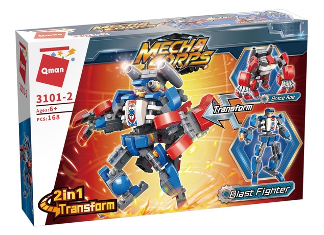 Qman MechaCorps 3101-2 Blast Fighter 2v1