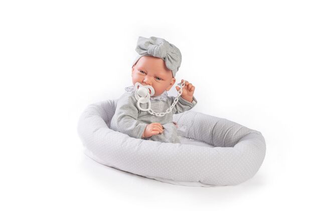 Antonio Juan 33228 CARLA - realistische Babypuppe mit weichem Stoffkörper - 42 cm