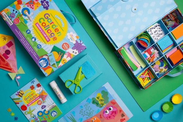 MY CREATIVE BOX® Kreatívna kolážová senzorická sada Záhrada