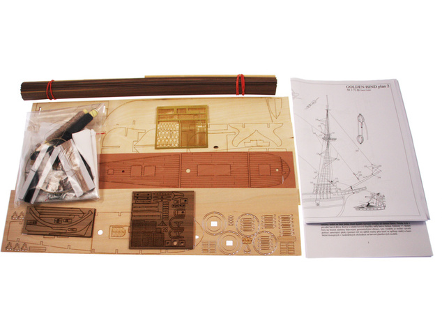 Dušok Golden Hind 1577 1:72 kit
