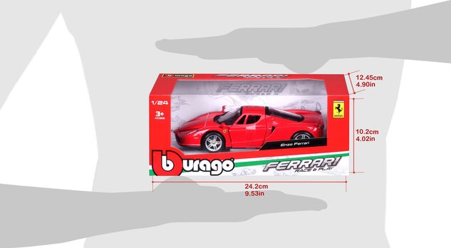 Bburago 1:24 Ferrari Enzo Rot