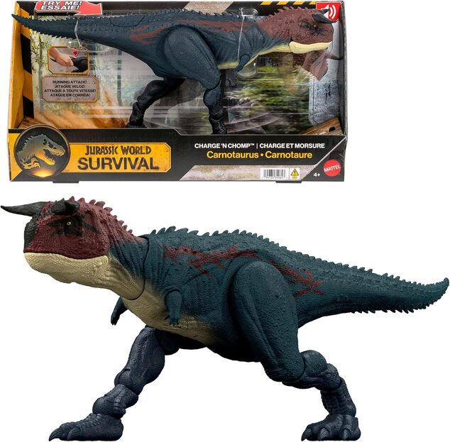Mattel Jurassic World Survival Napadački CARNOTAURUS