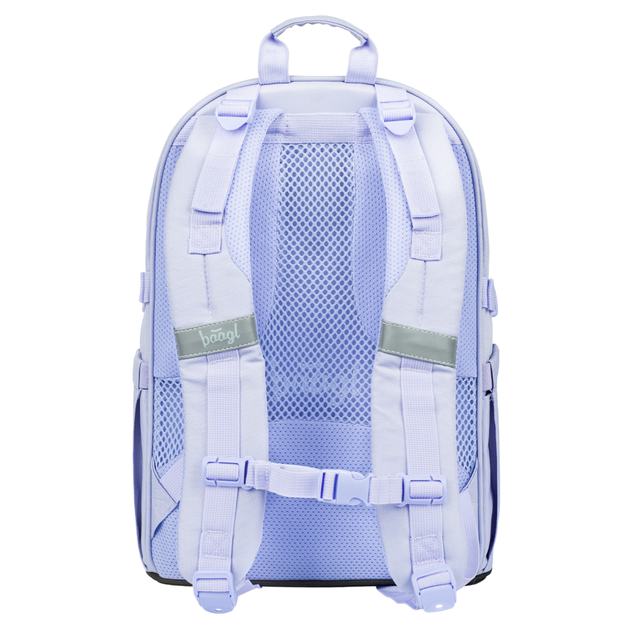 BAAGL SADA 5 Skate Lilac: hátizsák, tolltartó, zseb, övtáska, laptop tok
