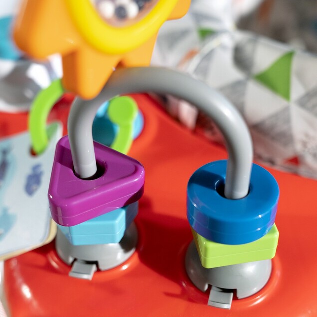BABY EINSTEIN Skákadlo/aktívne centrum 2v1 Ocean Explorers Airplane Adventure™