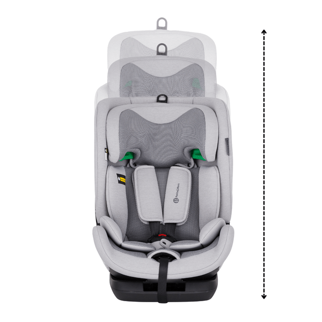 PETITE&amp;MARS Столче за кола Prime Pro i-Size Gentle Grey Air 76-150 cm (9-36 kg)