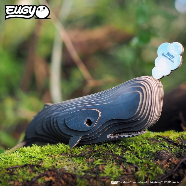 EUGY Sperm Whale 3D kartonasta sestavljanka
