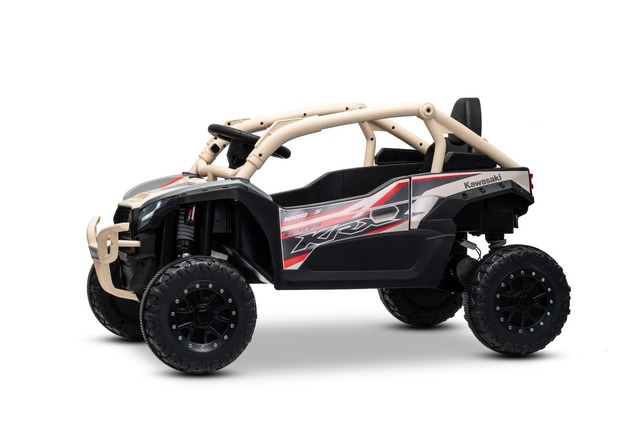 Elektrické autíčko Kawasaki TERYX KRX 1000 12V, khaki, jednomiestne, odpružená zadná nápra