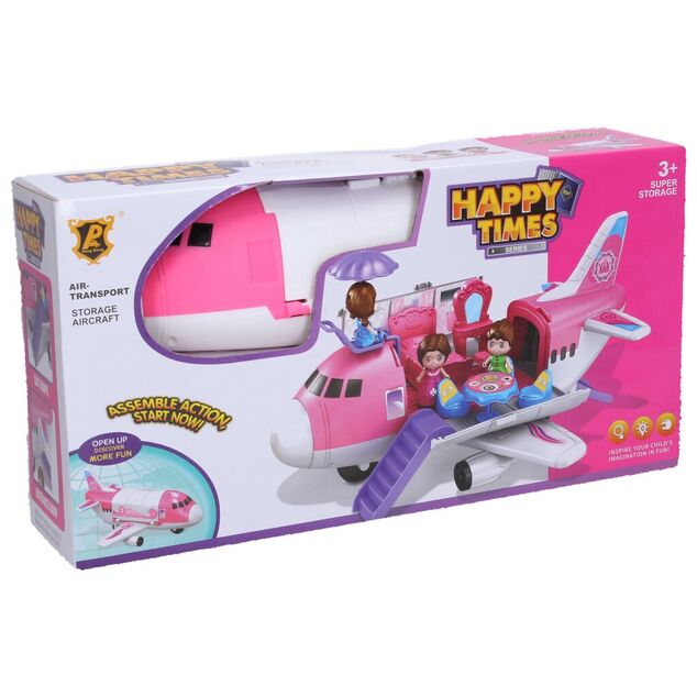 Lietadlo s figurkami 34cm