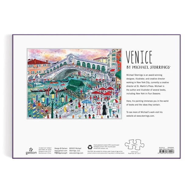 Galison Puzzle Venedig 1500 Teile