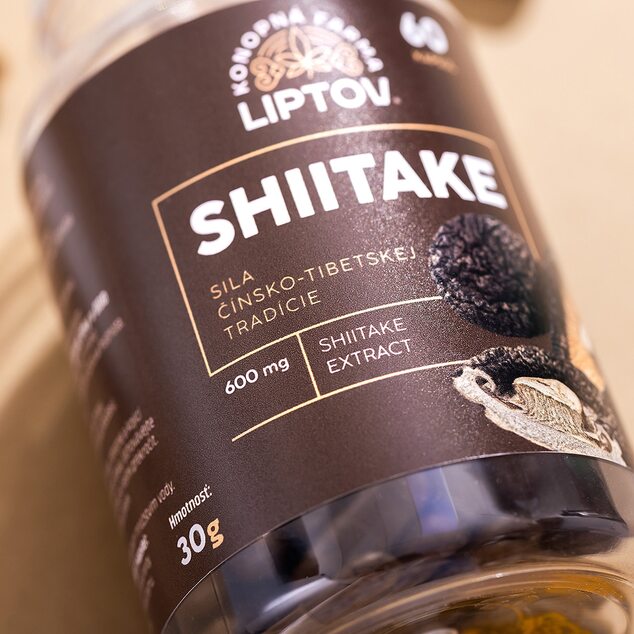 Shiitake 60 kapsúl (600mg extraktu / kapsula)