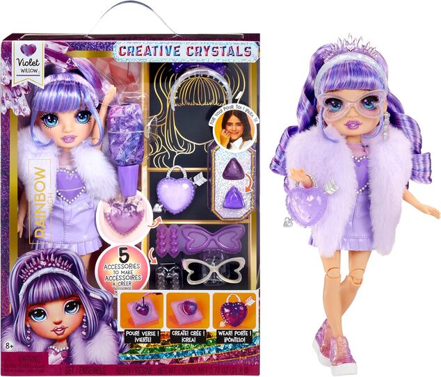 Rainbow High Creative Crystals - Violet Willow