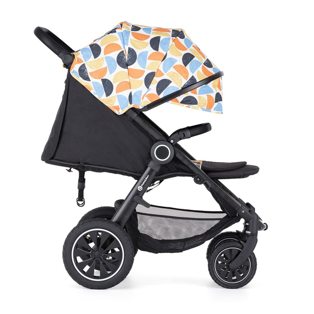 PETITE&amp;MARS Kočík Street+ Air Black + Strieška Limited 100 Retro