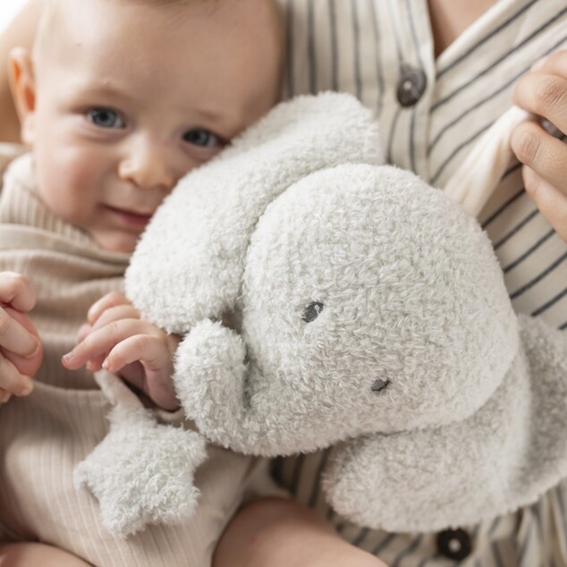 NATTOU Hračka hudobná Teddy sloník 16 cm, 0m+