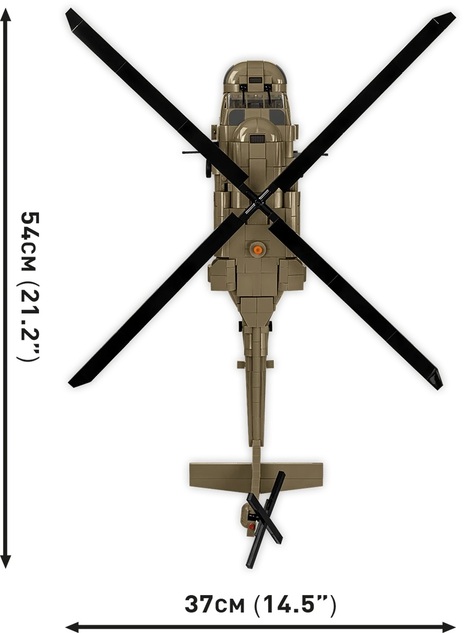 Cobi Armed Forces UH-60 Black Hawk, 1:32, 918 k, 1 f