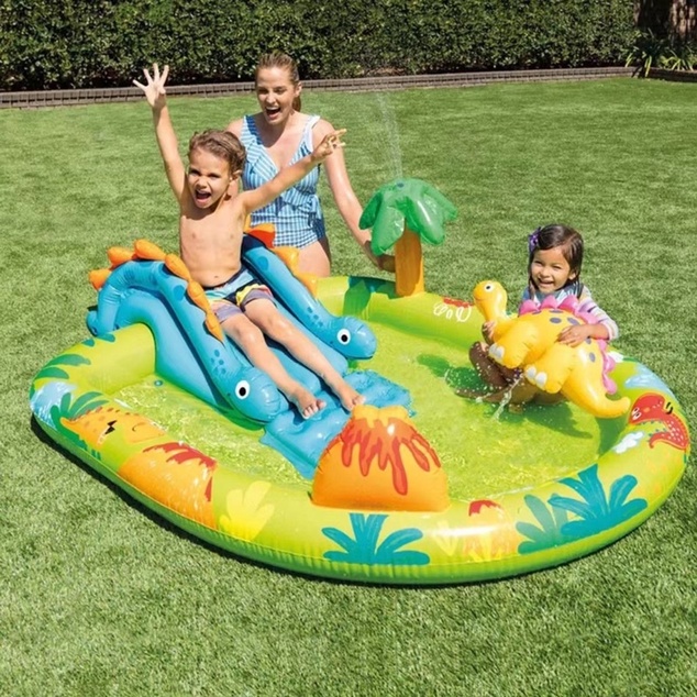 Intex 57166 Bazénové hracie centrum Dinosaurus 191x152x58 cm