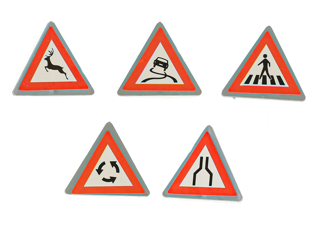 Kids Globe Traffic dopravné značenie 25ks