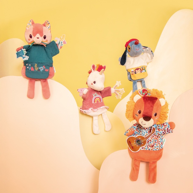 Lilliputiens - maňuška na ruku - jednorožec Lena