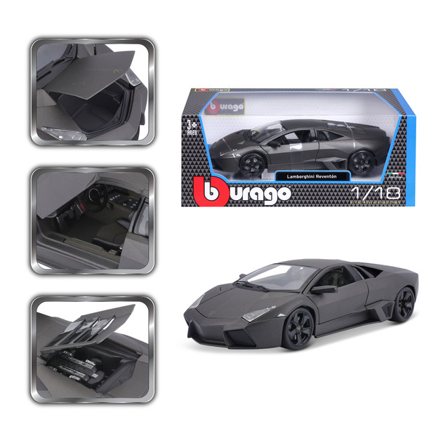 Bburago 1:18 Plus Lamborghini Reventón Metallic Grey