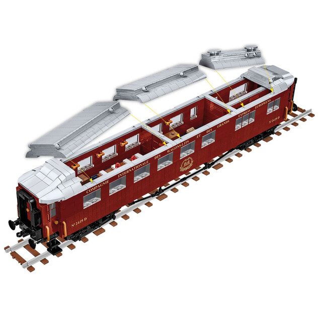 Cobi Compiegne vagón (Wagon de l'Armistice), 1:35, 1945 k, 2 f