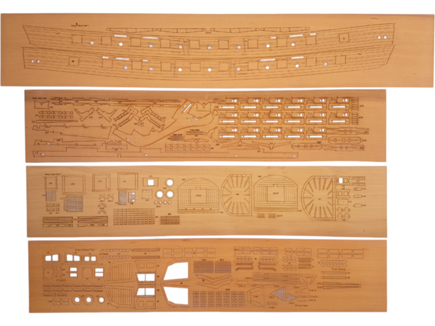 Vanguard Models HM Brig Harpy 1796 1:64 kit