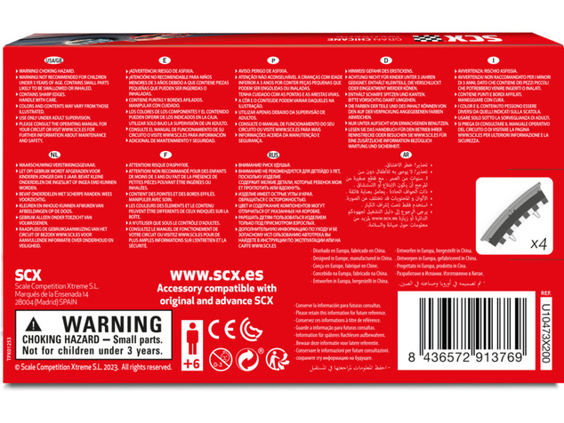 SCX Krajnice s mantinelmi vonkajší oblúk R3 (4)