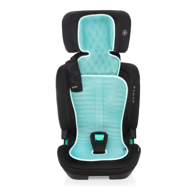 Priedušná podložka do autosedačky Breeze sk. 2/3, Aquatic Green