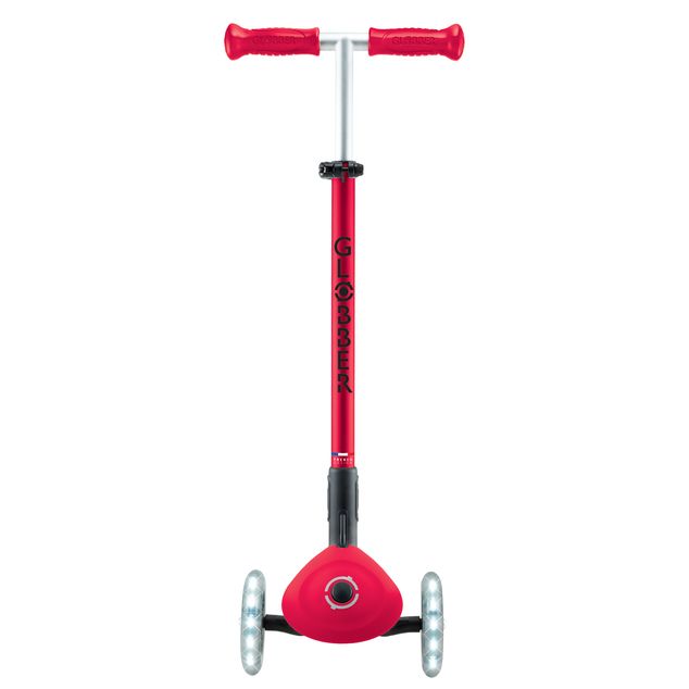 Trottinette pliable pour enfants Globber Elite Lights New Red