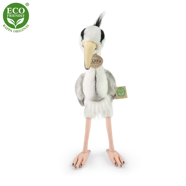 Héron en peluche 35 cm ECO-FRIENDLY