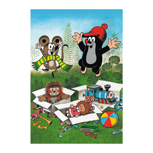 Dino Krtko sa raduje 2x48 Puzzle NOVÉ