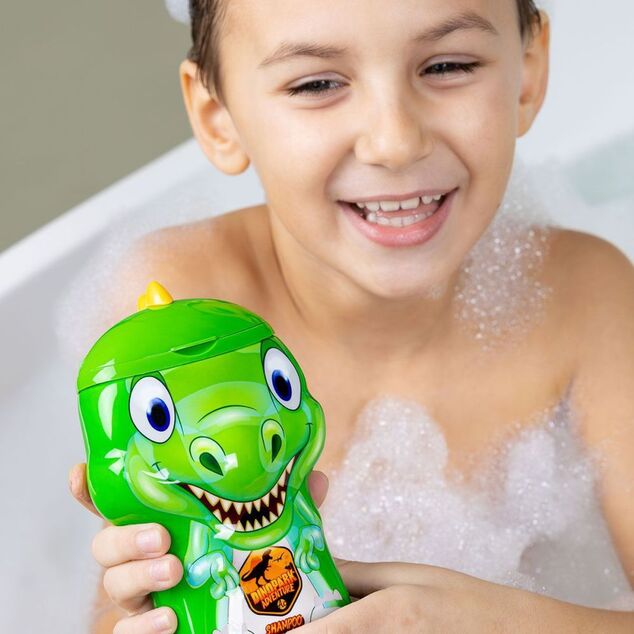 ACCENTRA 2 az 1-ben Sampon/Zuhanyzselé DINOPARK ADVENTURE Alma 400ml