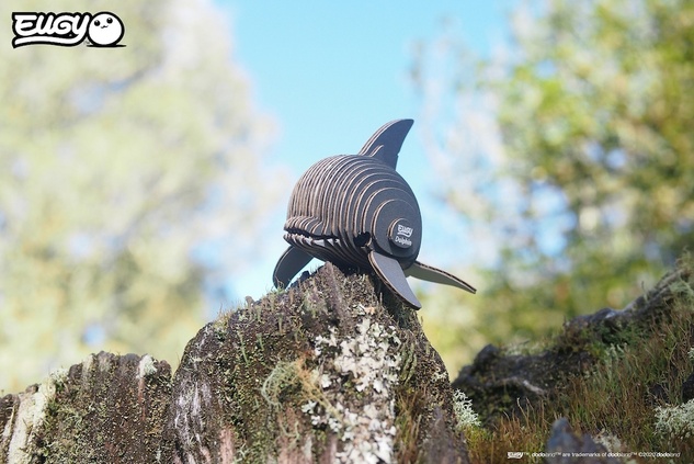 EUGY Delfin 3D kartonasta sestavljanka