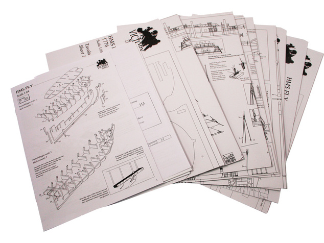VICTORY MODELS HMS Fly 1776 1:64 kit