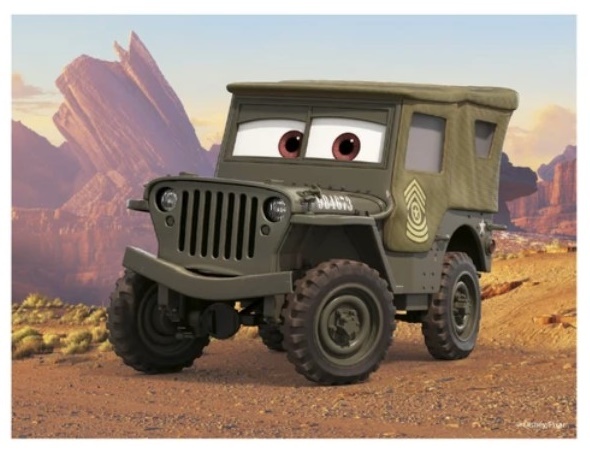 Drevené licenčné kocky Cars: Jazda – 12 kociek
