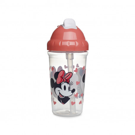 Netečúci hrnček so slamkou 295 ml, Minnie