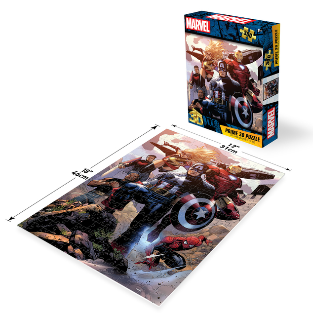 PRIME 3D PUZZLE - Marvel Avengers 300 piezas