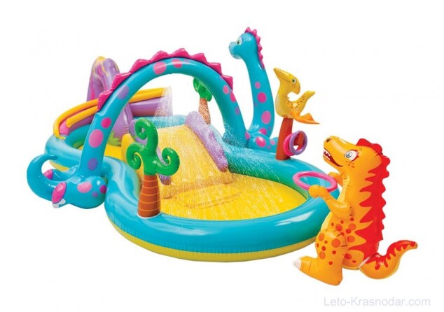 Bazénové hracie centrum INTEX 57135 Dinoland 333x229x112 cm