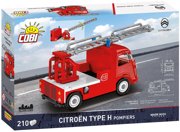 Cobi Citroën Type H Пожарна, 1:35, 203 к