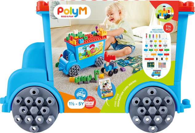 Abschleppwagen-Bausatz mit Zahlen