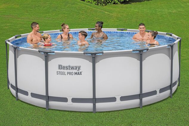 Bestway 5612X Bazén Steel Pro MAX s kovovou konštrukciou 427 cm x 122 cm s príslušenstvom