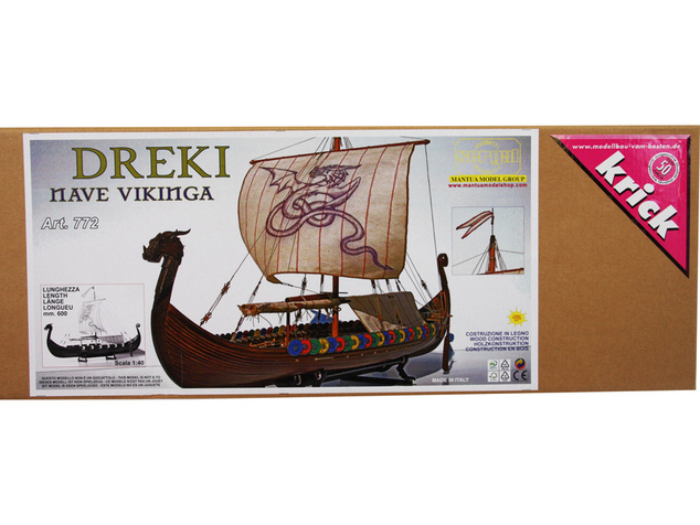 Mantua Model Barco Vikingo Dreki 1:40 kit