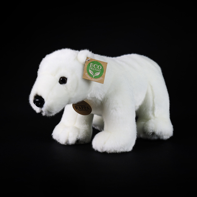 Plyšový medveď ľadový stojaci 30 cm ECO-FRIENDLY
