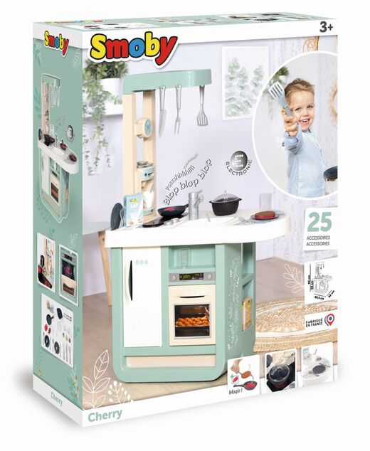 Smoby Kuchynka Bon Appetit Cherry modro-biela elektronická