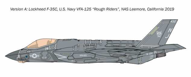 Modellbausatz Flugzeug 1469 - F-35C Lightning II (1:72)