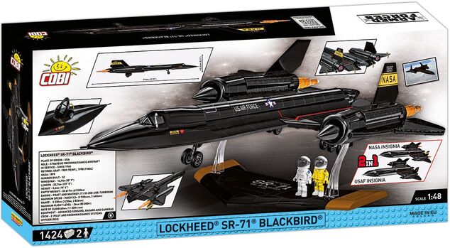 Cobi Lockheed SR-71 Blackbird, 1:48, 1379 k, 2 f, EXECUTIVE EDITION
