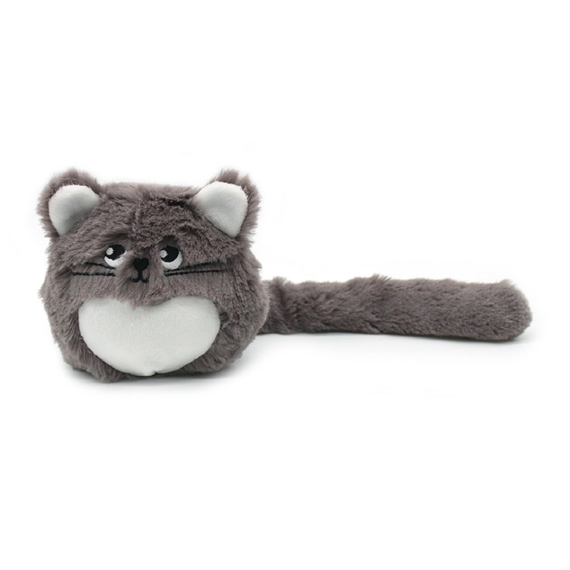 PTIPOTOS Plüschkatze Miaou braun – Mama mit Baby