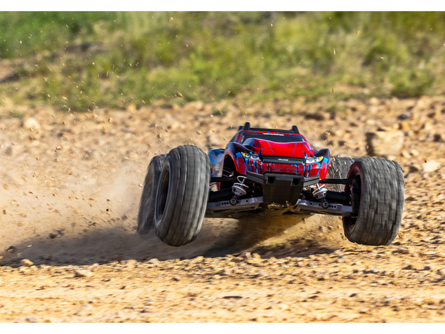 Traxxas Rustler 4x4 1:10 VX3 RTR albastru