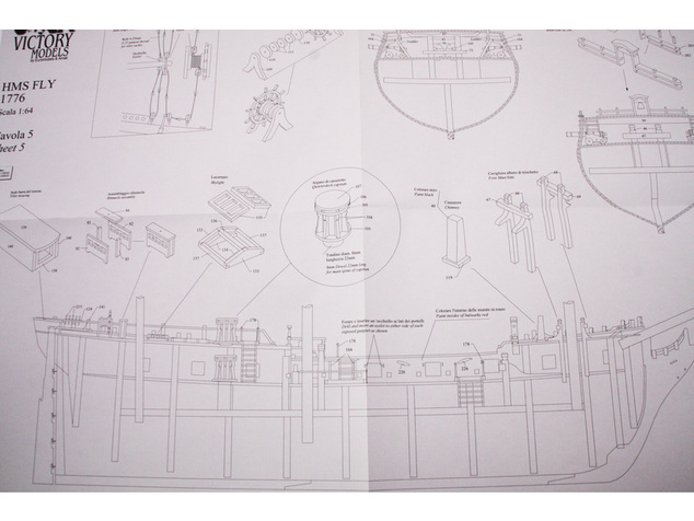 VICTORY MODELS HMS Fly 1776 1:64 kit